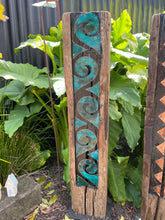 Blue patina Koru