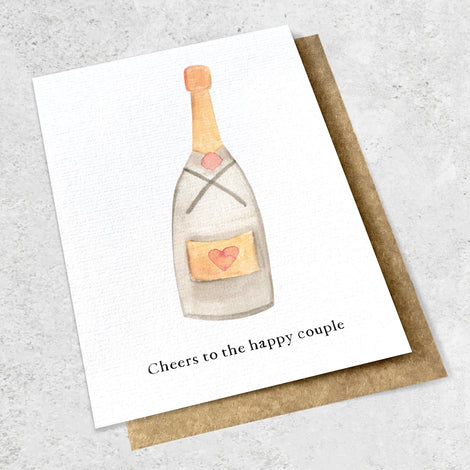Cheers to the happy couple